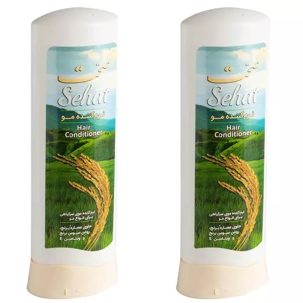 نرم کننده مو صحت مدل vitamin e حجم 300 میلی لیتر مجموعه 2 عددی